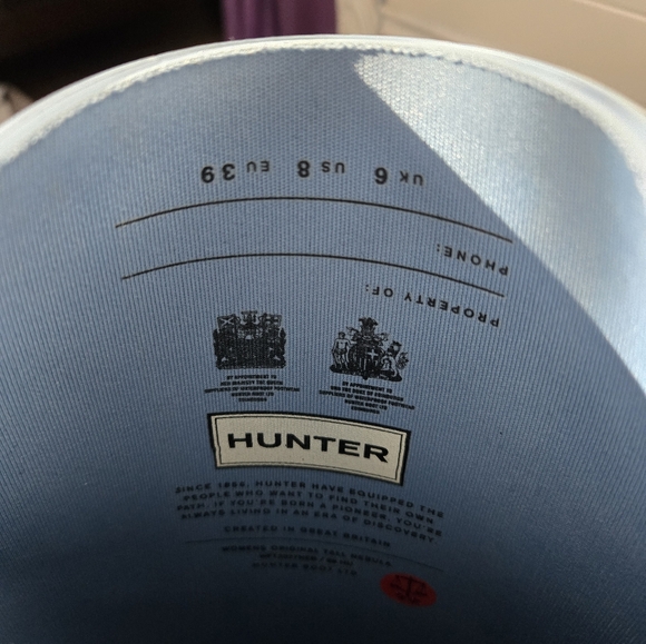 Hunter Boots. Women's original Tall Nebula - Picture 3 of 4